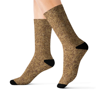 Wine cork Sublimation Socks