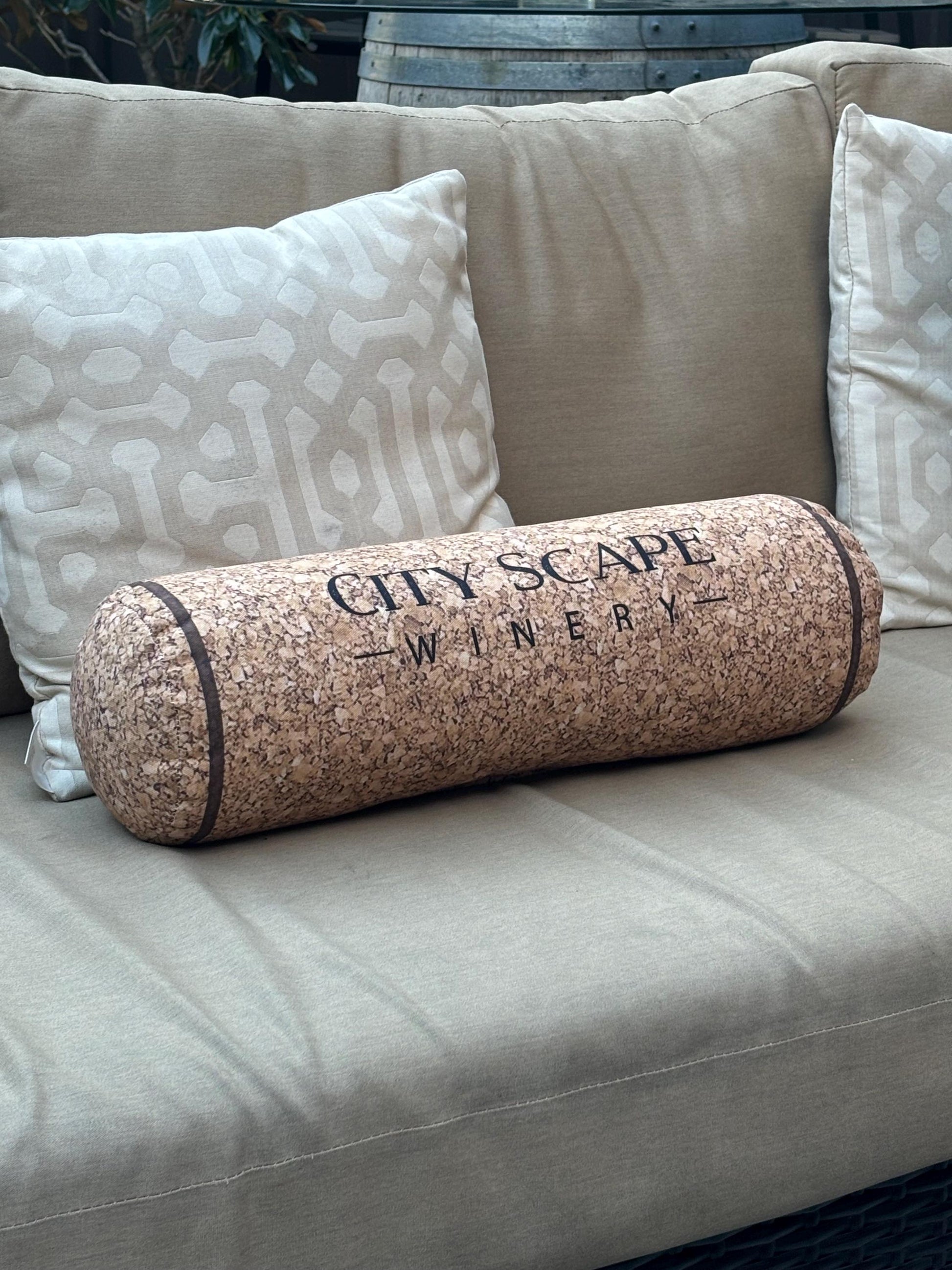 Custom vineyard 24 wine cork pillows .