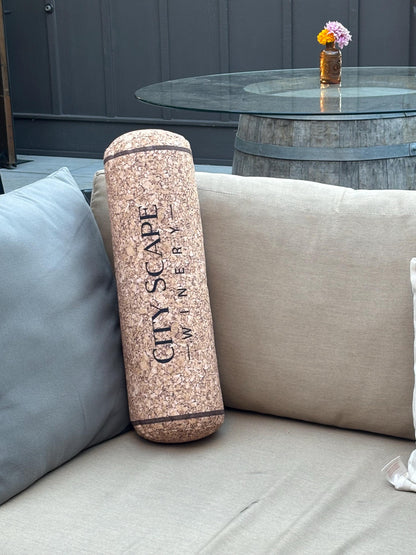 Custom vineyard 24 wine cork pillows .