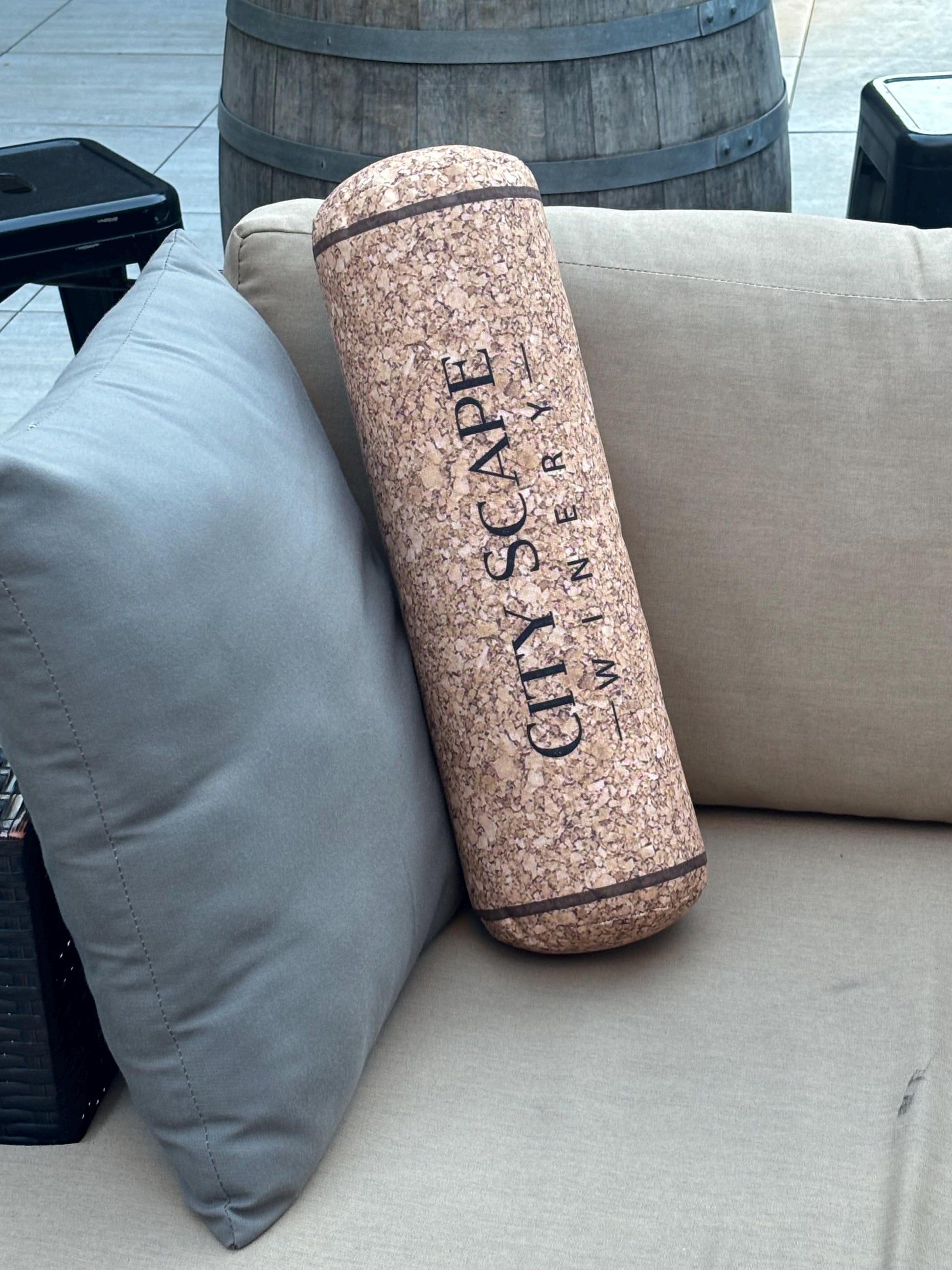 Custom vineyard 24 wine cork pillows .