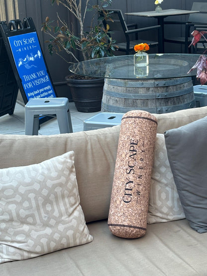 Custom vineyard 24 wine cork pillows .