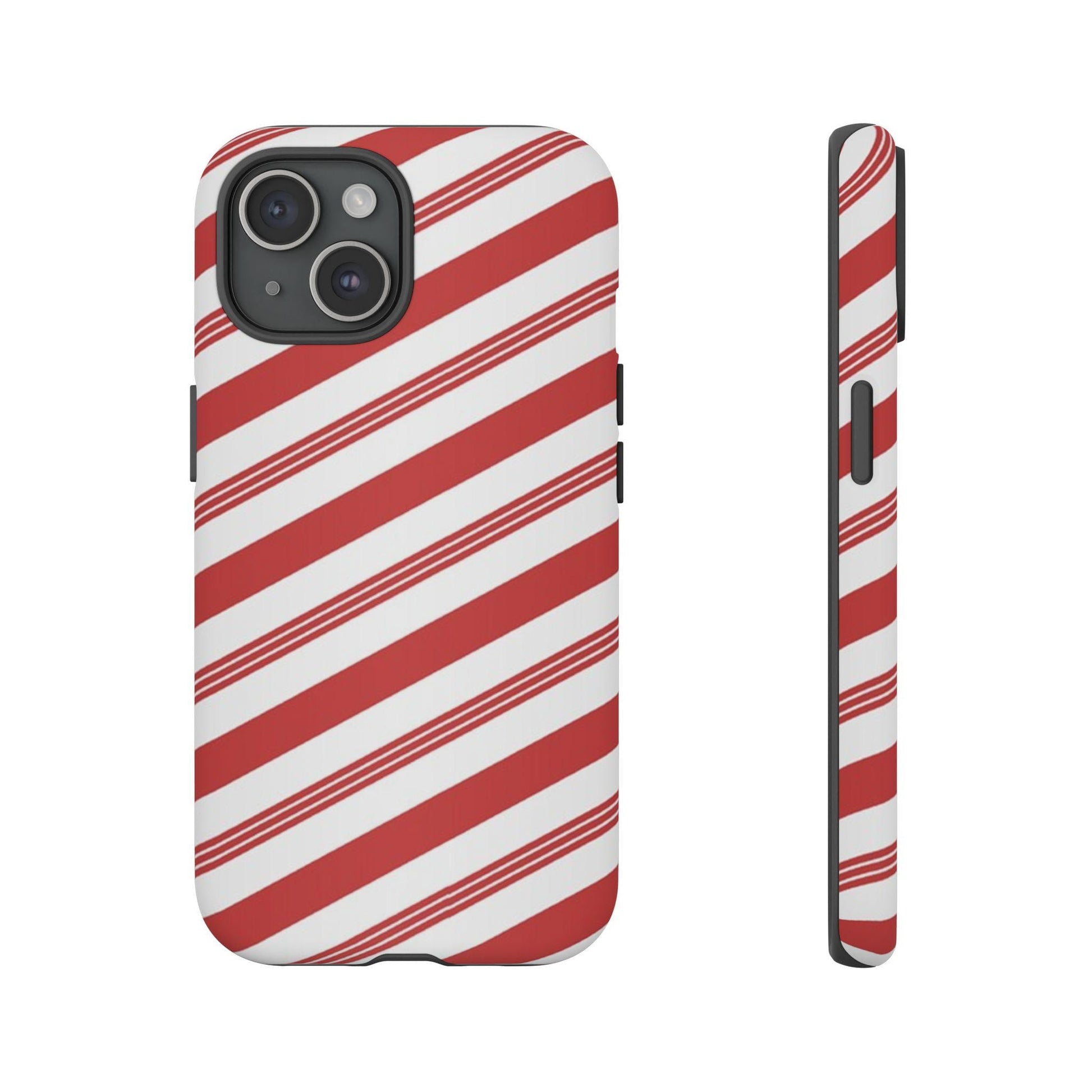 Christmas Peppermint Stick Tough Case, Festive Holiday Phone Cover, Candy Cane Xmas Design, Protective Smartphone Shell, Unique Christmas