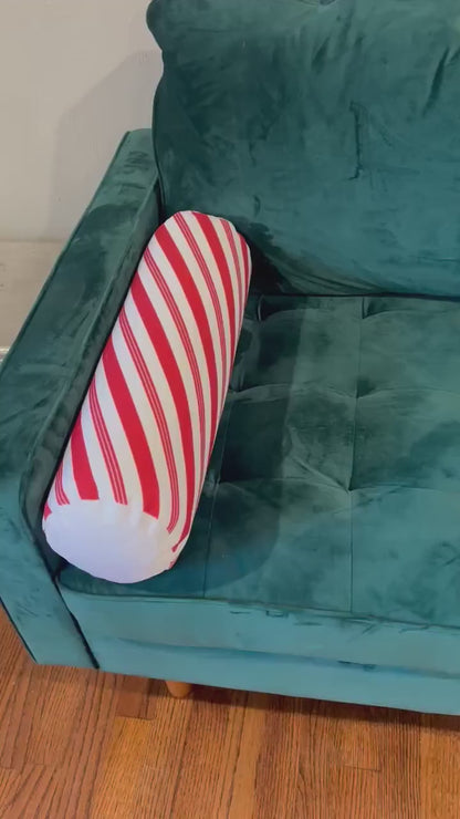 Peppermint Stick pillow. Great Christmas decor